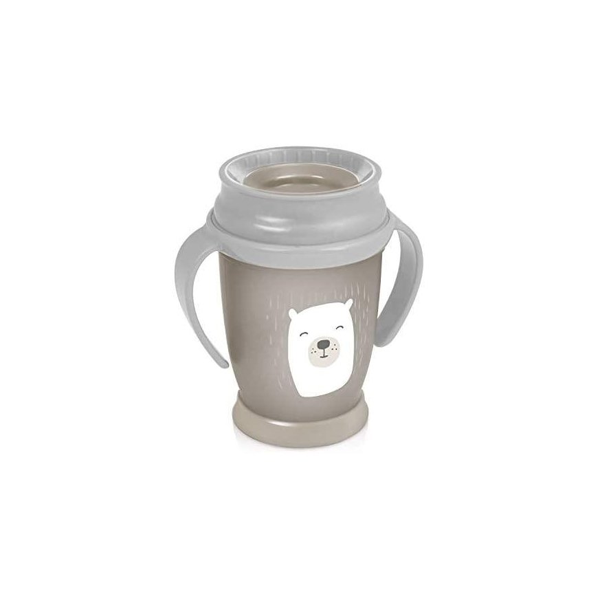 LOVI cup with handles 360 JUNIOR BUDDY BEAR, 250 ml, 1 / 599new – 3