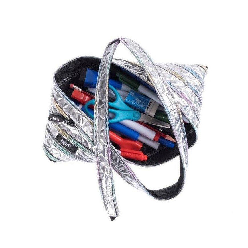 Penalas-pieštukinė ZIPIT Metallic Jumbo Pouch, ZTJ-MT-2, Sidabrinė – 2