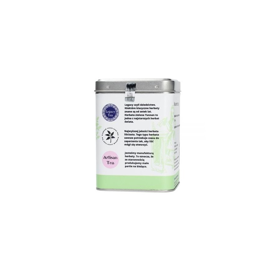 Long Man Tea Long Man Tea - Green Yunnan - Tea sypana - Puszka 120g – 5