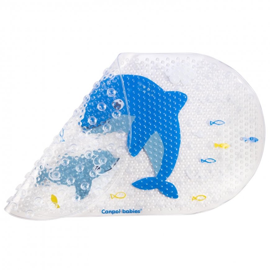 CANPOL BABIES bath mat - LOVE&SEA blue, 69x38 cm, 80/001 – 3