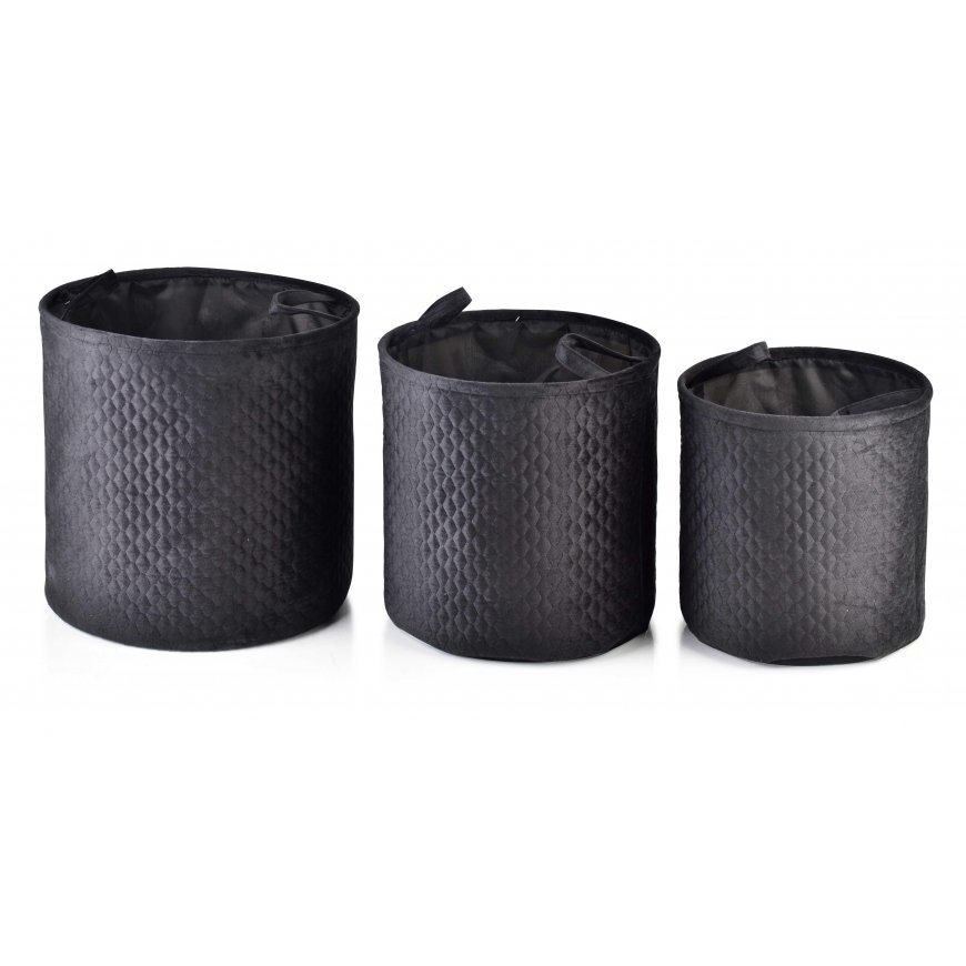 SARA Black 3 - their set of baskets for storing small items