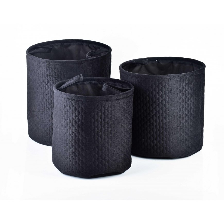 SARA Black 3 - their set of baskets for storing small items – 3