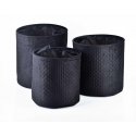 SARA Black 3 - their set of baskets for storing small items SARA Black 3 - their set of baskets for storing small items