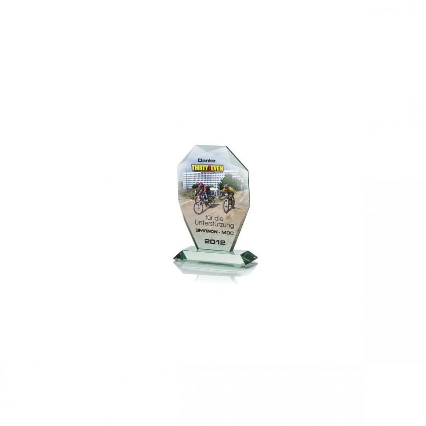 Tryumf LuxorJet colored glass trophy with bag – 2