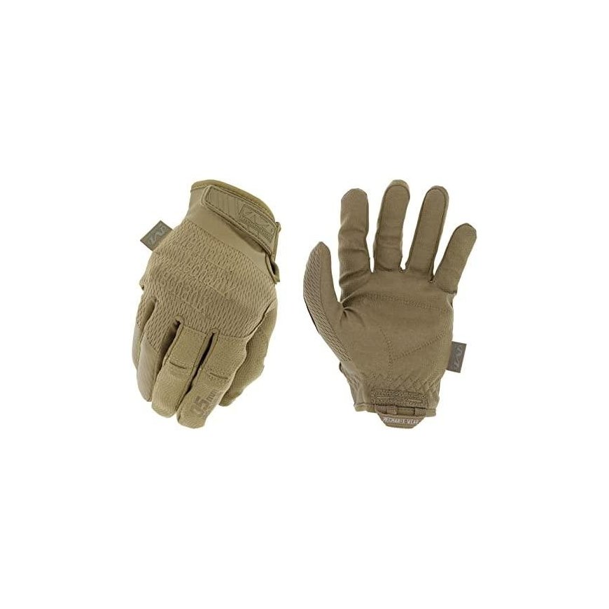 Mechanix Wear Pirštinės Mechanix Speclialty 0.5 Coyote S. 0,5mm storio delnas. Velcro, dirbtinė oda, TrekDry®, Lycra – 3