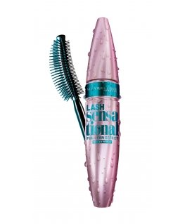 Maybelline Lash Sensational vandeniui atsparus blakstienų tušas su elastomeriniu dvipusiu lenktu šepetėliu 9,5ml