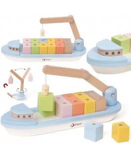 CLASSIC WORLD Wooden ship loading blocks 13 el.