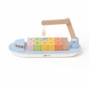 CLASSIC WORLD Wooden ship loading blocks 13 el. CLASSIC WORLD Wooden ship loading blocks 13 el.