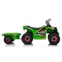Lean Cars XMX630T žalias akumuliatorinis keturratis su priekaba