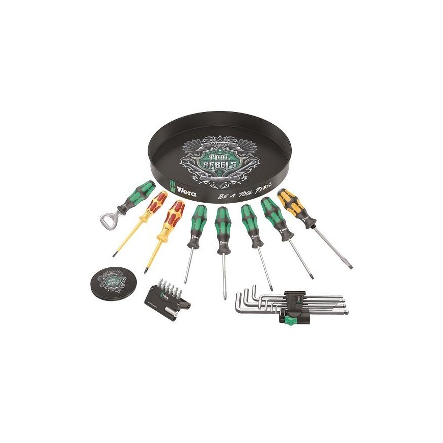 Wera 23-piece screwdriver set, hex keys