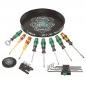 23-piece screwdriver set, hex keys and bits with case, opener and washers, Kraftform, Tool Rebel, WERA [05100018001]