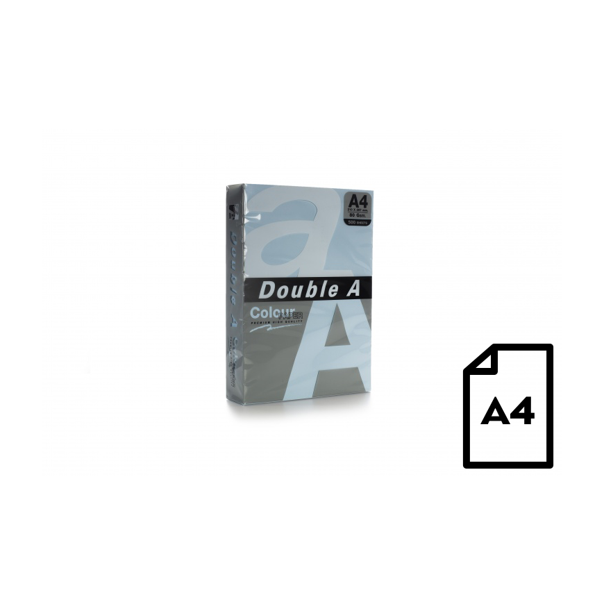 Color paper Double A, 80g, A4, 500 sheets, Ocean – 3