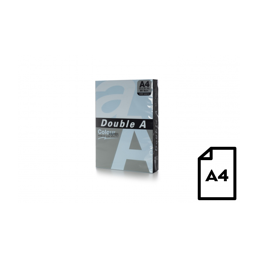 Color paper Double A, 80g, A4, 500 sheets, Ocean – 4