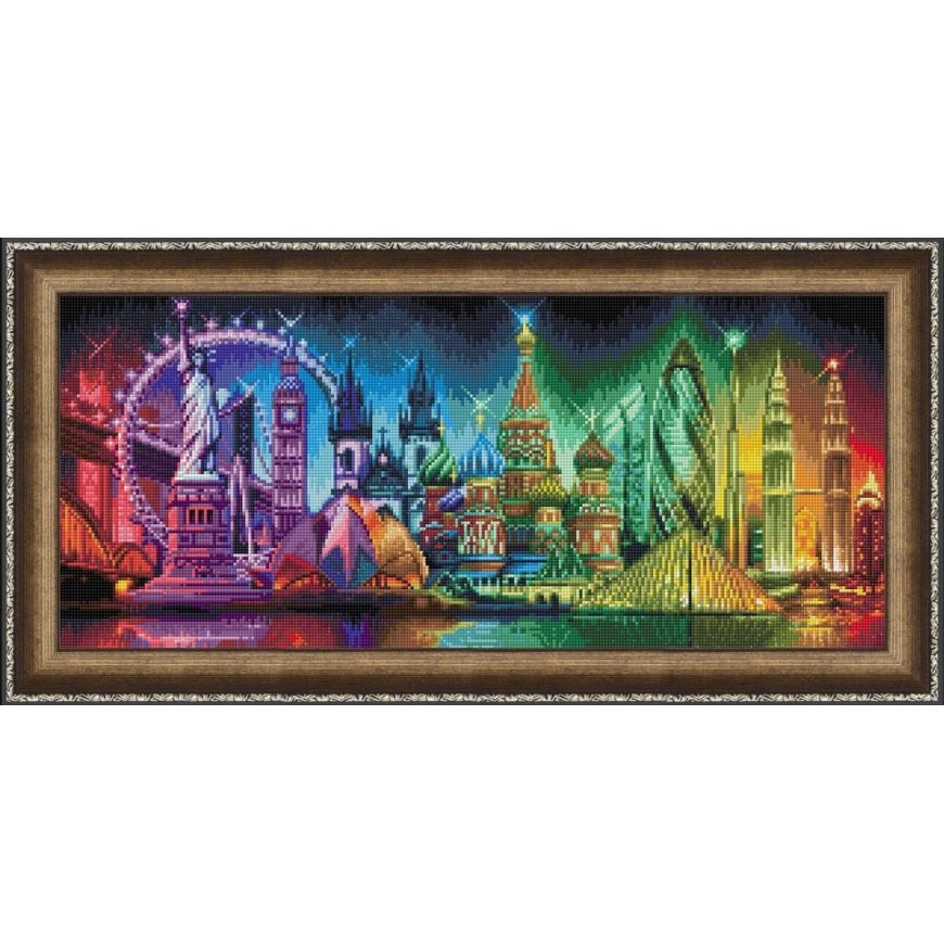 Beldizart Deimantų tapybos rinkinys "Pasaulio spalvos" 70*30 cm AM1735 – 2