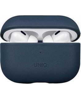 Earphones Uniq Case UNIQ Terra Apple AirPods Pro 2 Genuine Leather blue/space blue