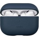 Ausinės Uniq Dėklas UNIQ Terra Apple AirPods Pro 2 Genuine Leather mėlynas/space mėlynas