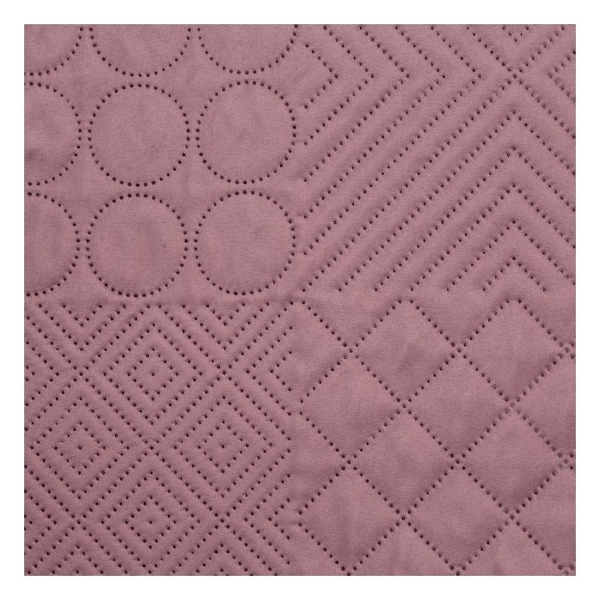 Eurofirany DESIGN 91 BONI / 5 Lovatiesė su karšto spaudimo technika įspaustu skiautinių motyvu, 170X210 cm, spalva: rožinė Lovat – 2