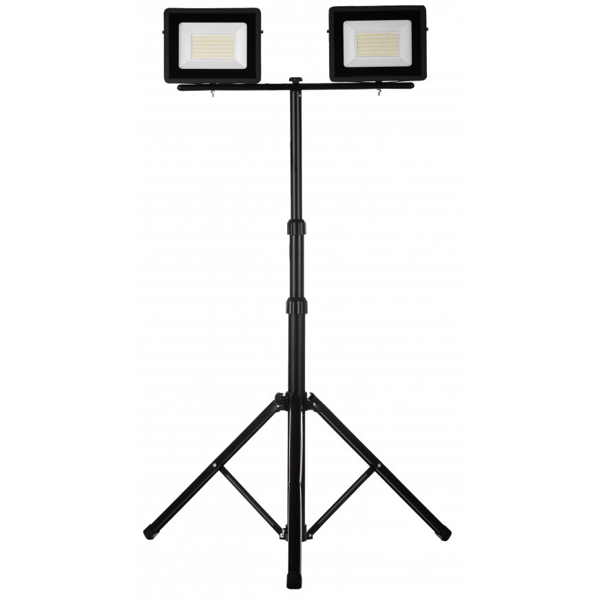 Schmith LED projektorius ant trikojo juodas 2x50W 2x4000lm IP65 6400K SL-S05 – 2