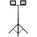 Schmith LED projektorius ant trikojo juodas 2x50W 2x4000lm IP65 6400K SL-S05 Schmith LED projektorius ant trikojo juodas 2x50W 2x4000lm IP65 6400K SL-S05