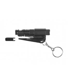 Hädaabitööriist GUARD LIFEGUARD vile, rihmanuga, klaasimurdja (YC-004-BL)