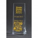 Tryumf Engraved glass trophy + paint filler Tryumf Engraved glass trophy + paint filler