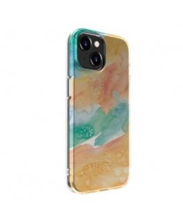 Evelatus Apple iPhone 15 PC Customized Print Design Marble Gold
