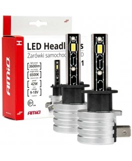 Led car lights h-mini h1 amio-03329