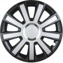 Kołpak Leoplast KOŁPAK SAMOHODOWY FLASH BLACK-SILVER 15 KPL