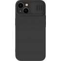Nillkin CamShield Silky Silicone case for iPhone 14 Plus cover with camera cover black