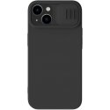 Nillkin CamShield Silky Silicone case for iPhone 14 Plus cover with camera cover black