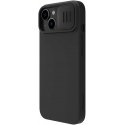 Nillkin CamShield Silky Silicone case for iPhone 14 Plus cover with camera cover black
