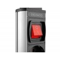 Deltaco DELO-0402 power extension 3 AC outlet(s) Indoor Black, Silver Deltaco DELO-0402 power extension 3 AC outlet(s) Indoor Black, Silver