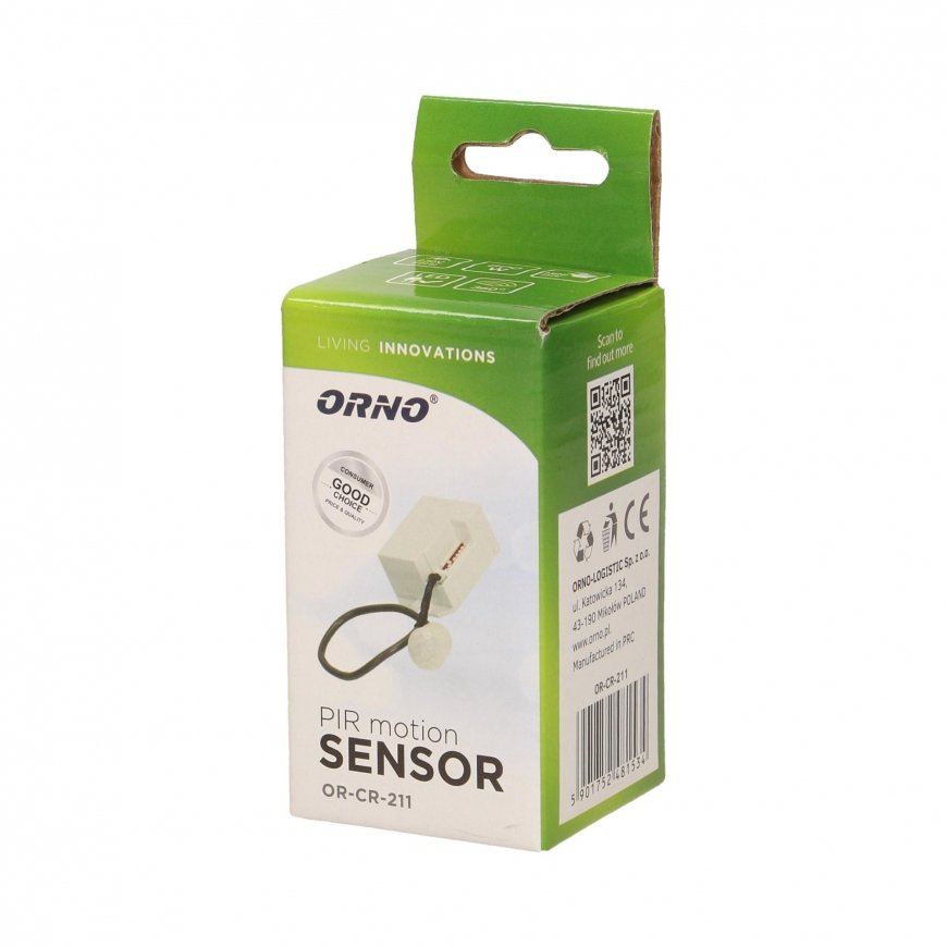 Orno 360 judesio jutiklis. su išoriniu jutikliu, IP20, 12-24V, 60W-120W – 2