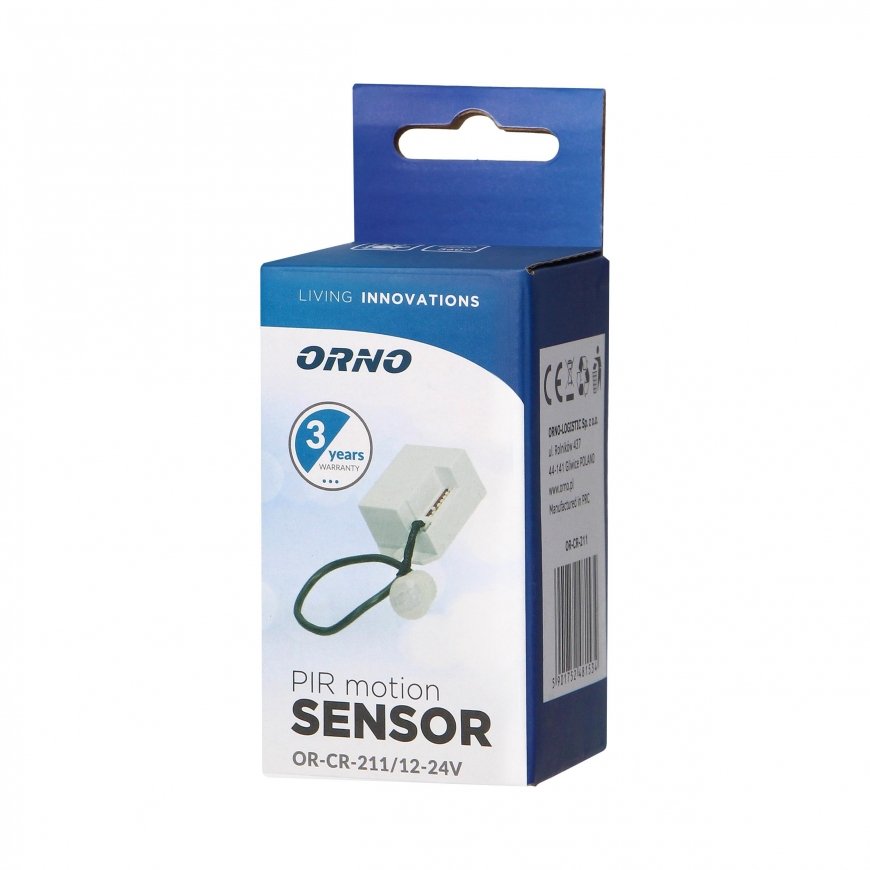 Orno 360 judesio jutiklis. su išoriniu jutikliu, IP20, 12-24V, 60W-120W – 3