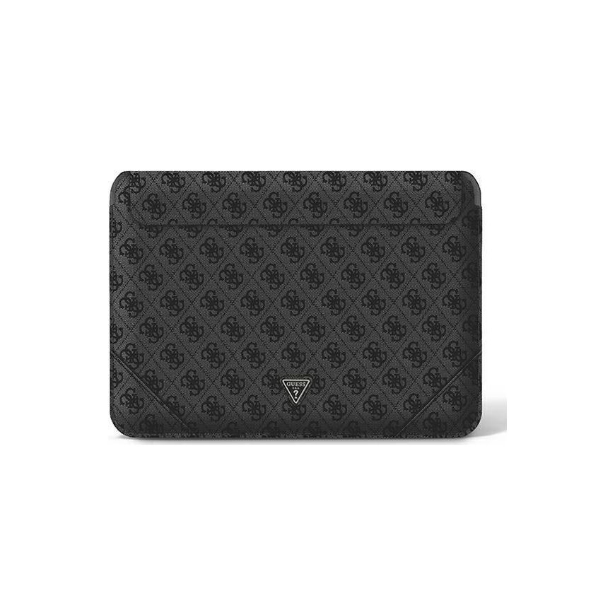 Dėklas Guess Sleeve GUCS14P4TK 13/14" juodas/juodas 4G Uptown Triangle logo