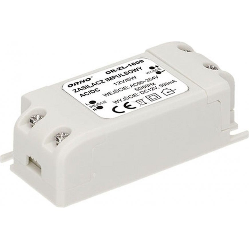 Orno Power supply LED 12V DC 9W 0.75A IP20 (OR-ZL-1610)