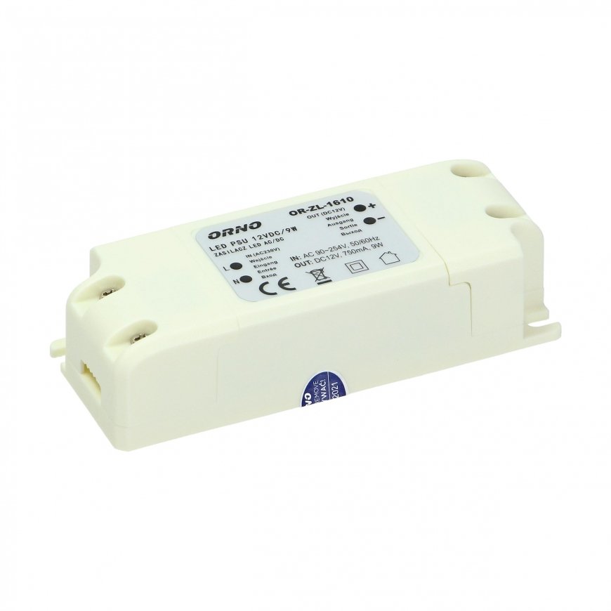 Orno Maitinimo šaltinis LED 12V DC 9W 0,75A IP20 (OR-ZL-1610) – 3