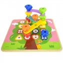 Tooky Toys TOOKY TOY Daugiafunkcinis lentos rinkinys iš spalvingų varžtų, mokančių formų Tooky Toys TOOKY TOY Daugiafunkcinis lentos rinkinys iš spalvingų varžtų, mokančių formų