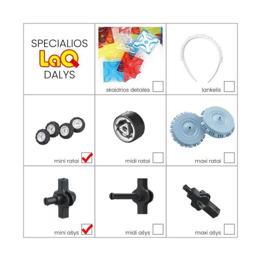 Constructor set LaQ "Hamacron Constructor - Mini Wheel Loader" – 5