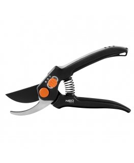 Neo 185mm bypass secateurs, range up to 15mm, adjustable distance