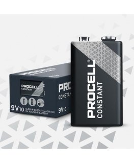 Duracell Procell Constant Power 6LR61 9V baterija, 10 vnt.