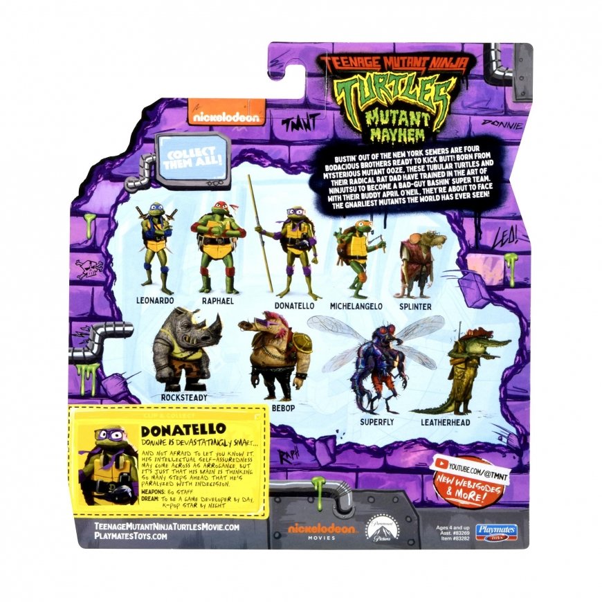 Mutant TMNT figūrėlė Donatello, 83282 – 3