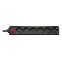 Deltaco GT-0660 удлинитель 1,5 m 6 розетка(и) Для помещений Черный Deltaco GT-0660 удлинитель 1,5 m 6 розетка(и) Для помещений Черный