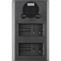 Newell Camera Charger Newell DL-USB-C Dual Channel Charger for DMW-BLF19 Batteries