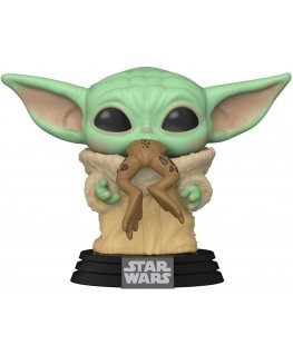Collectible Figures Funko Pop! Star Wars: The Mandalorian Baby Yoda with Frog Nº379
