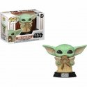 Collectible Figures Funko Pop! Star Wars: The Mandalorian Baby Yoda with Frog Nº379 Collectible Figures Funko Pop! Star Wars: The Mandalorian Baby Yoda with Frog Nº379