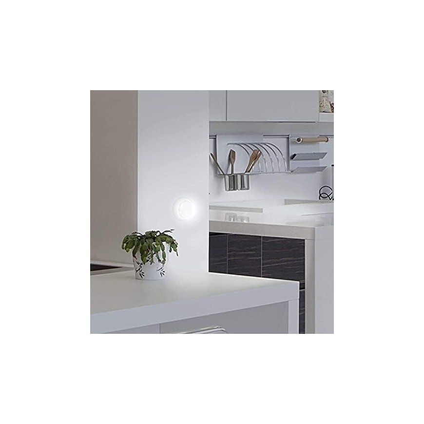 Ceiling light Orno Lampka nocna LED with motion sensor i zmierzchu, 120°, 8xLED, 40lm, 6500K – 4