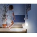 Lubinis šviestuvas Orno Lampka nocna LED su judesio jutikliu i zmierzchu, 120°, 8xLED, 40lm, 6500K