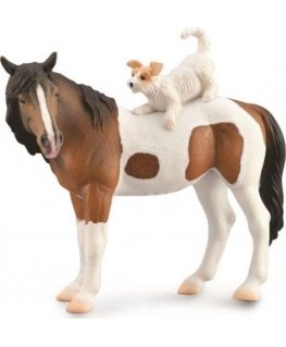 Collecta Figūrėlė Žirgas ir terjeras (XL)