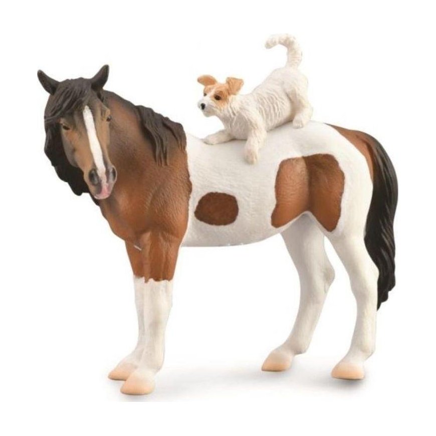 Collecta Figurine Horse and Terrier (XL)